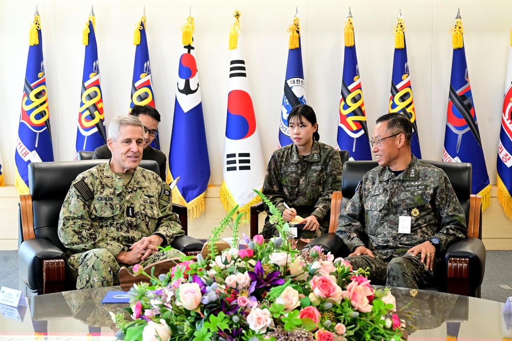 Adm. Steve Koehler, commander, U.S. Pacific Fleet, visits the Republic of Korea