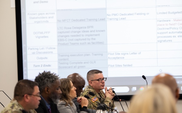 EBS-C Tabletop Exercise (TTX) Aligns Senior Leaders on Minimum Viable Capability Release