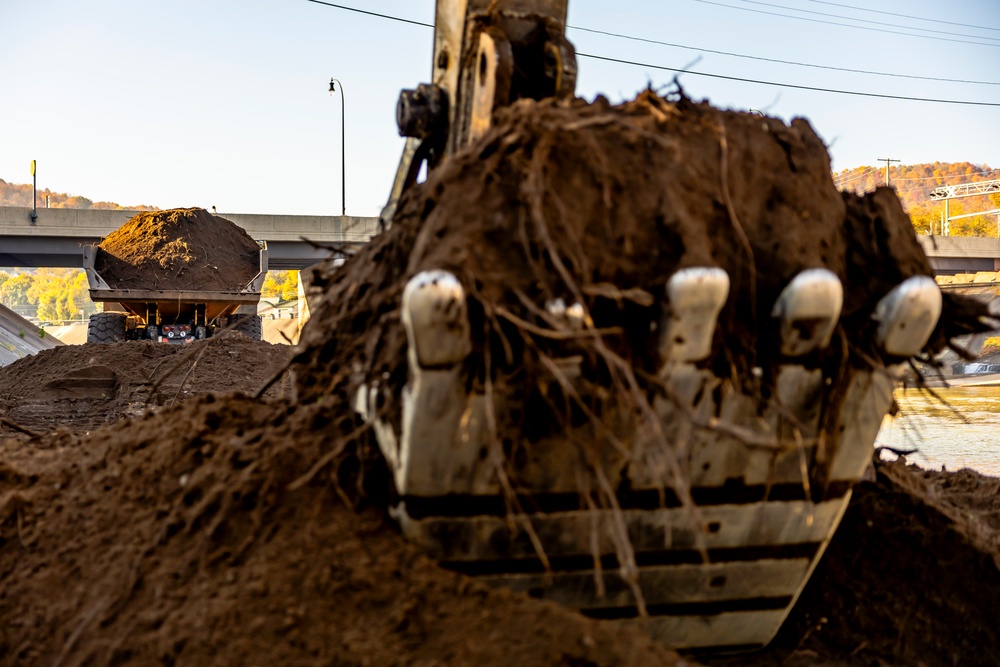 Scoop and restore: Army Corps removes sediment from river channels designed to safeguard Johnstown from catastrophic floods