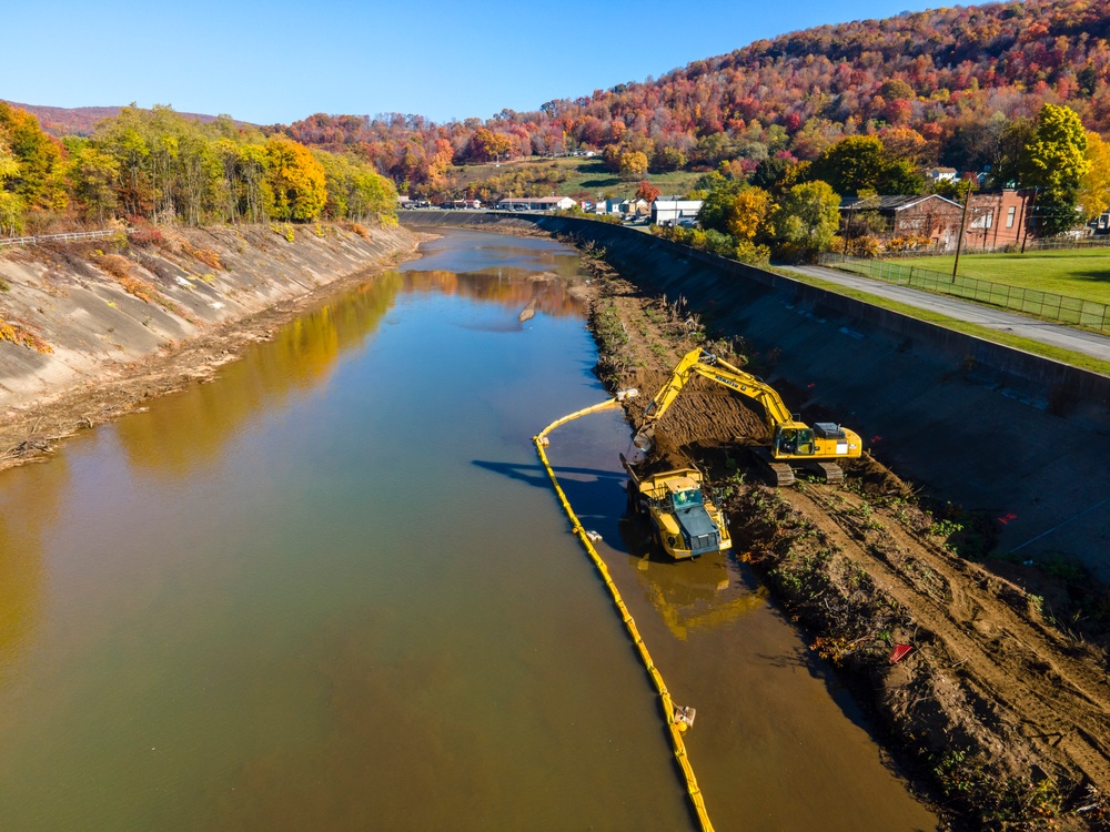 Scoop and restore: Army Corps removes sediment from river channels designed to safeguard Johnstown from catastrophic floods