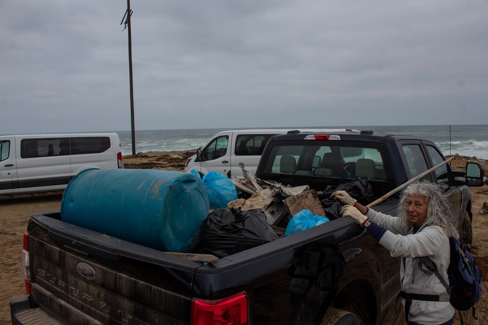 Joint forces remove 1,160 pounds of trash from remote San Nicolas Island beach