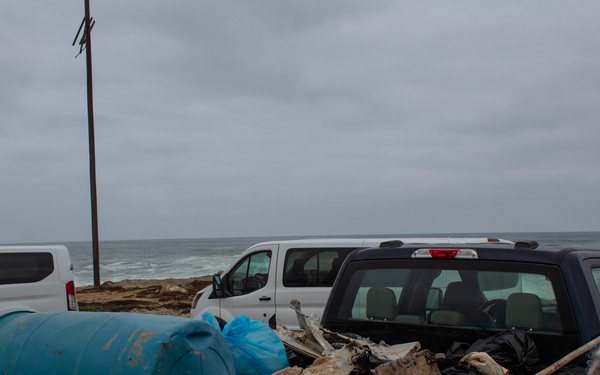 Joint forces remove 1,160 pounds of trash from remote San Nicolas Island beach