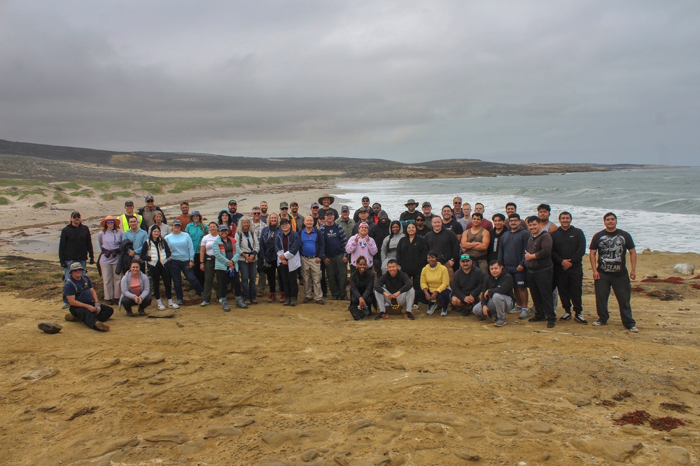 Joint forces remove 1,160 pounds of trash from remote San Nicolas Island beach