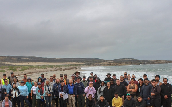 Joint forces remove 1,160 pounds of trash from remote San Nicolas Island beach