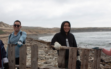 Joint forces remove 1,160 pounds of trash from remote San Nicolas Island beach