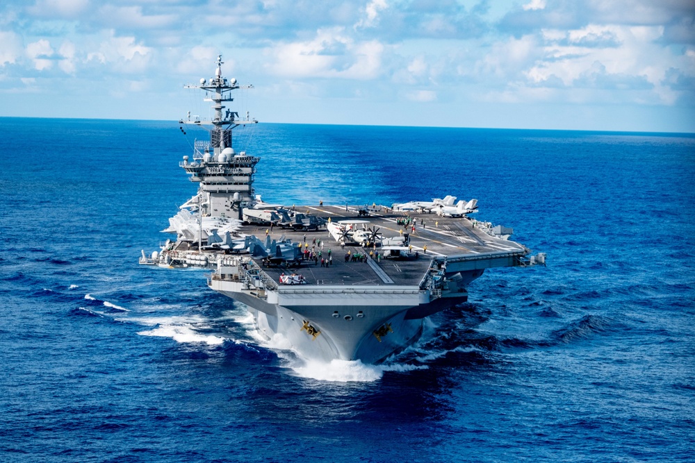 USS George Washington Carrier Strike Group leads Task Force 70 surface, air forces into Keen Sword 25