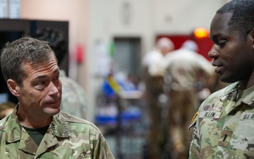 British Army Maj. Gen. Dominic Biddick Visits 82nd Airborne Division