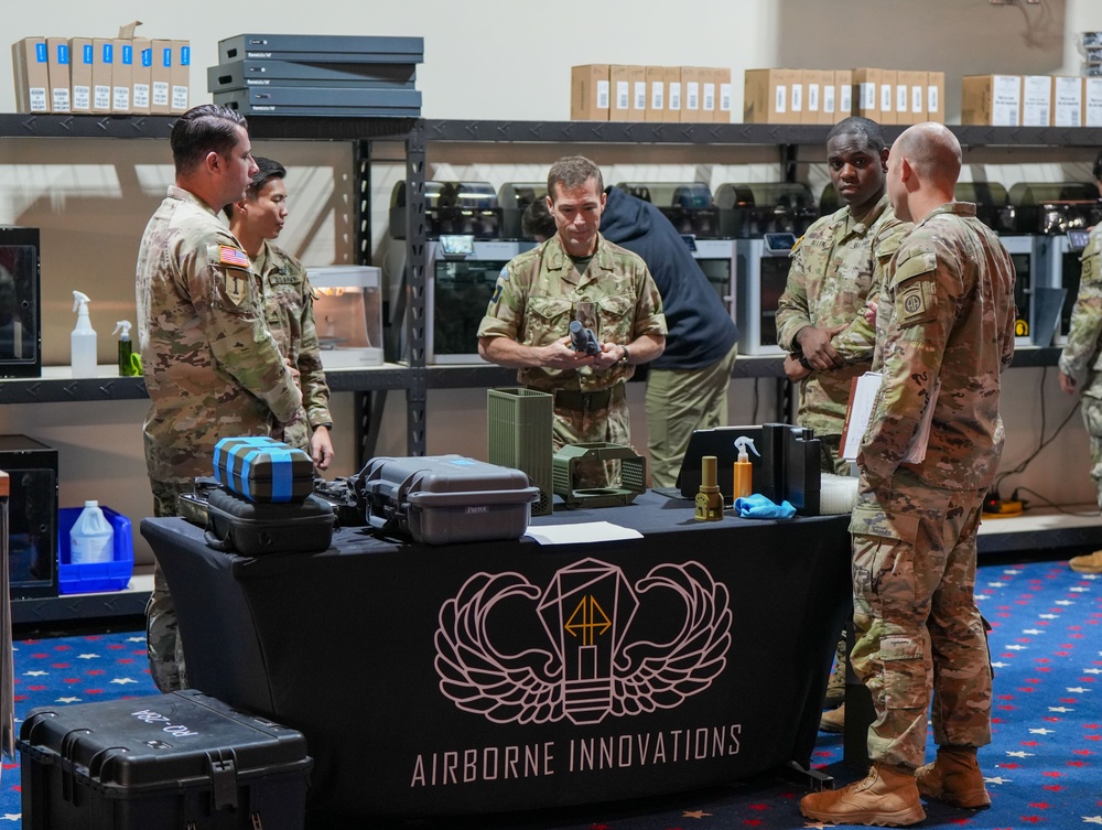 British Army Maj. Gen. Dominic Biddick Visits 82nd Airborne Division