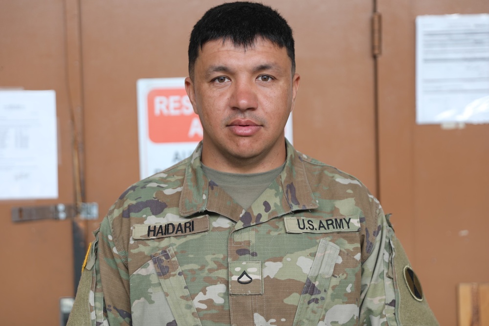 Pfc. Ahmad Haidari