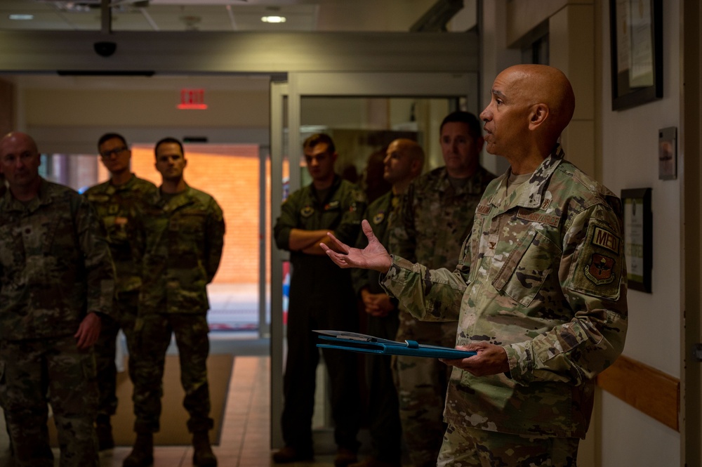 Local Enid Community Health Partners Tour Vance Air Force Base