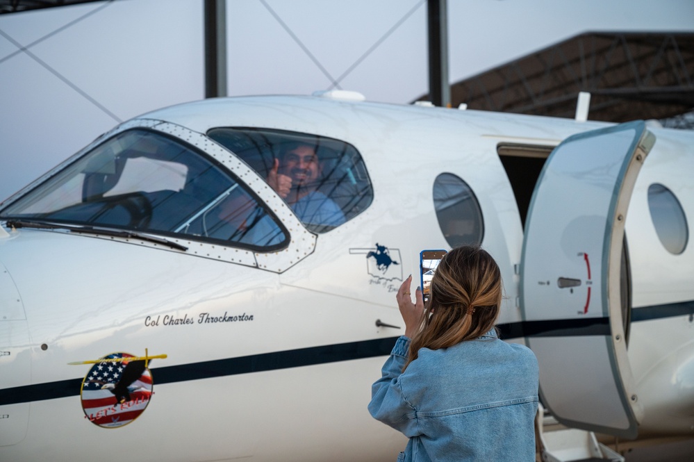 Local Enid Community Health Partners Tour Vance Air Force Base