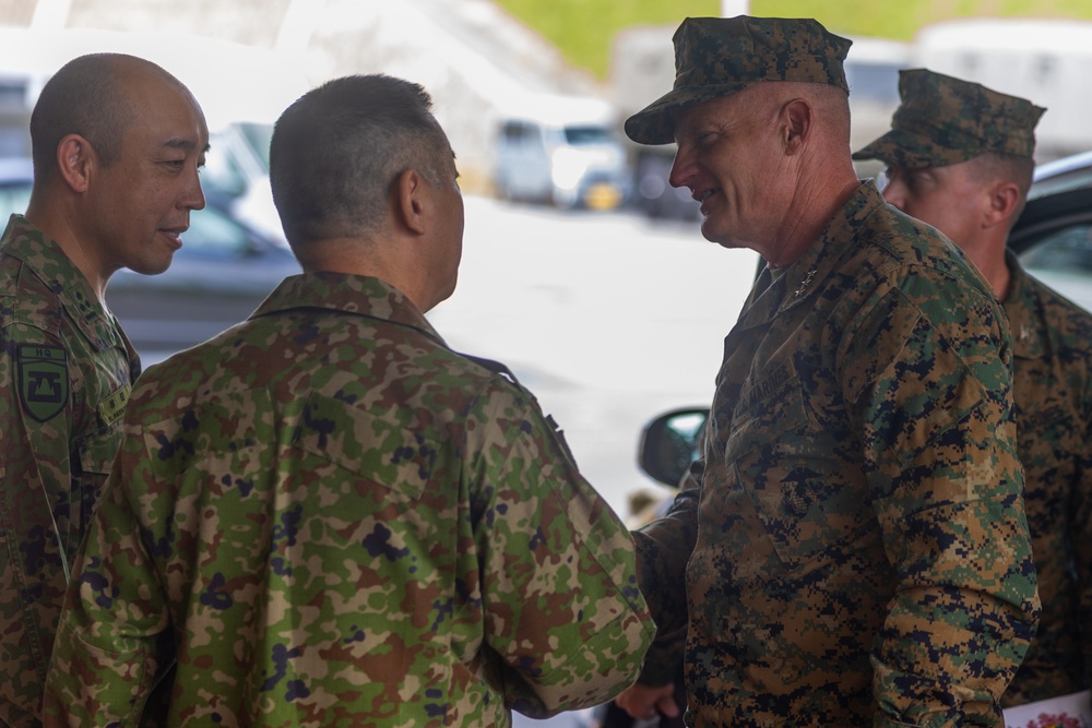 KS25 | III MEF Commanding General Visits JGSDF Camp Yonaguni