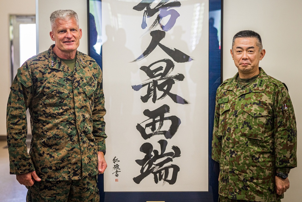 KS25 | III MEF Commanding General Visits JGSDF Camp Yonaguni