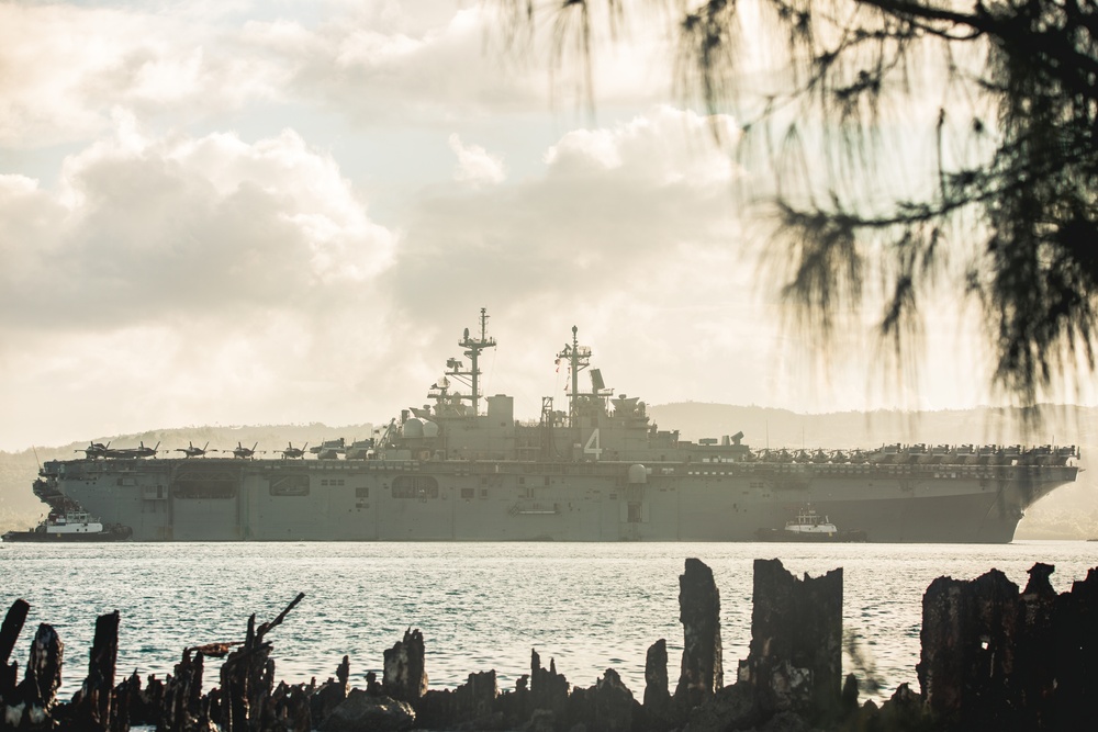 USS Boxer Arrives in Guam