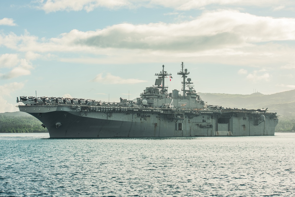 USS Boxer Arrives in Guam