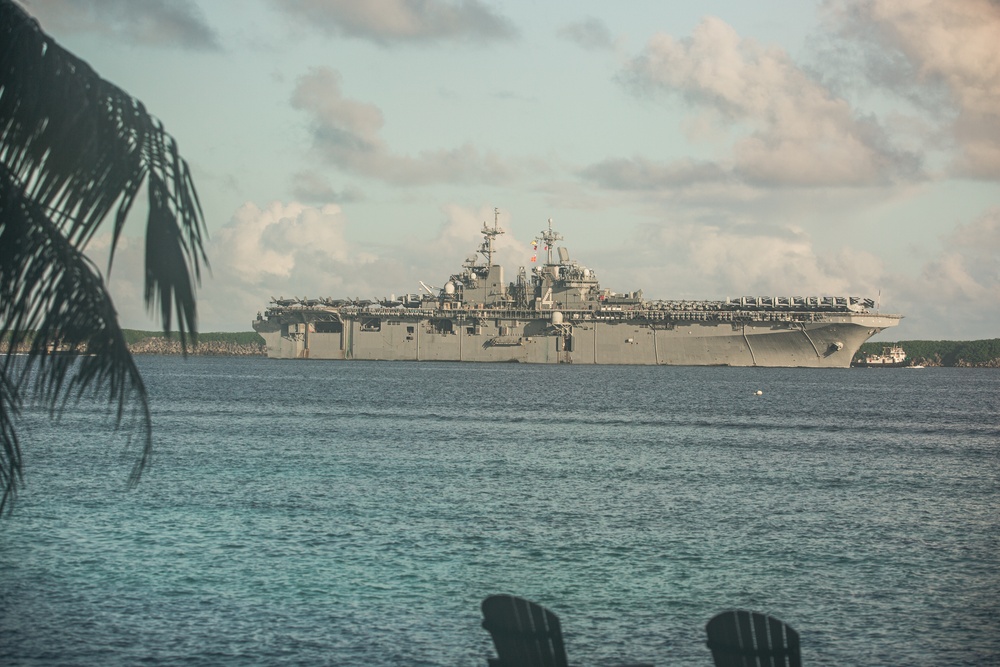 USS Boxer Arrives in Guam