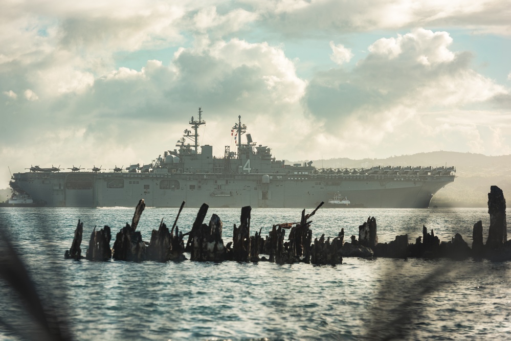 USS Boxer Arrives in Guam