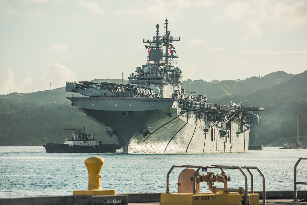 USS Boxer Arrives in Guam