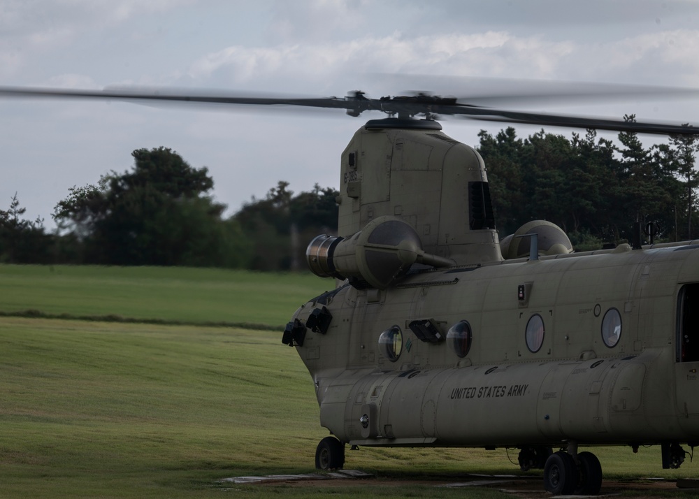 U.S. Army Special Forces and ROK SOF conduct High Altitude High Opening proficiency jump