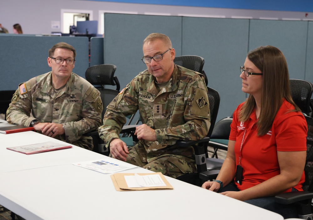 56th Chief of Engineers Lt. Gen. William H. Graham tours Hurricane Milton Emergency Field Office