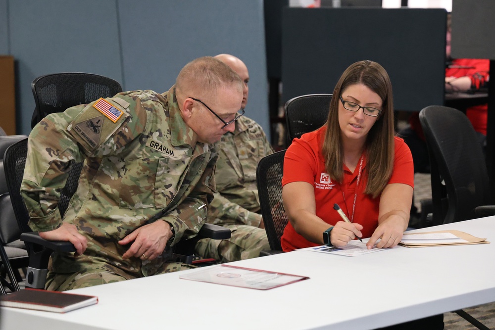 56th Chief of Engineers Lt. Gen. William H. Graham tours Hurricane Milton Emergency Field Office