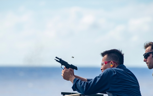 Boxer conducts Small Arms Qualificatio