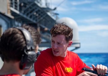 Boxer conducts Small Arms Qualification