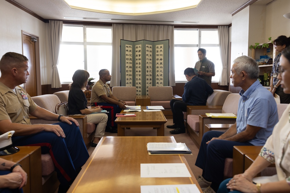 New SOP agreement sign for Chatan Town residents during tsunami evacuation