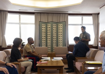New SOP agreement sign for Chatan Town residents during tsunami evacuation