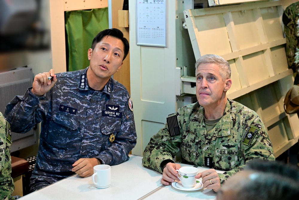 Adm. Steve Koehler, commander, U.S. Pacific Fleet, visits the Republic of Korea