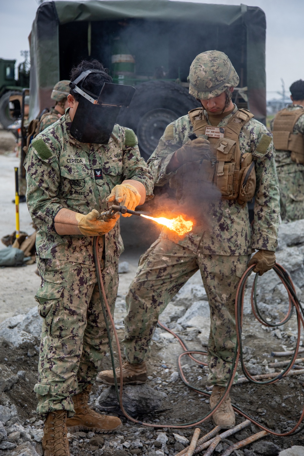 U.S. Marines and Sailors Conduct ADR with JGSDF and JMSDF Members during Keen Sword 25