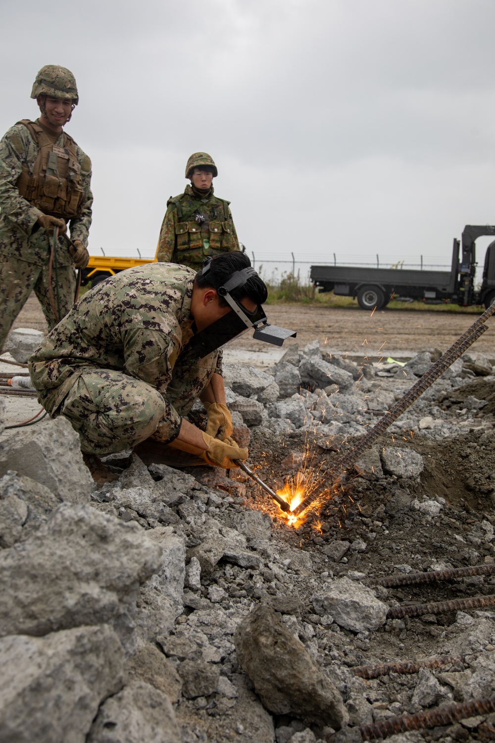 U.S. Marines and Sailors Conduct ADR with JGSDF and JMSDF Members during Keen Sword 25