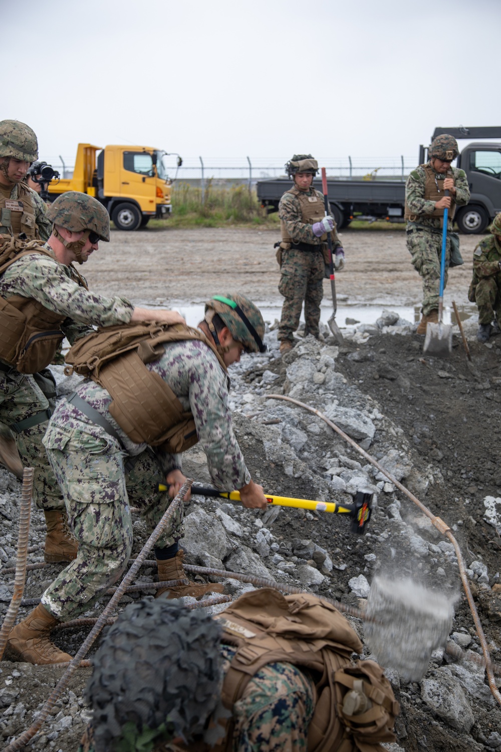 U.S. Marines and Sailors Conduct ADR with JGSDF and JMSDF Members during Keen Sword 25