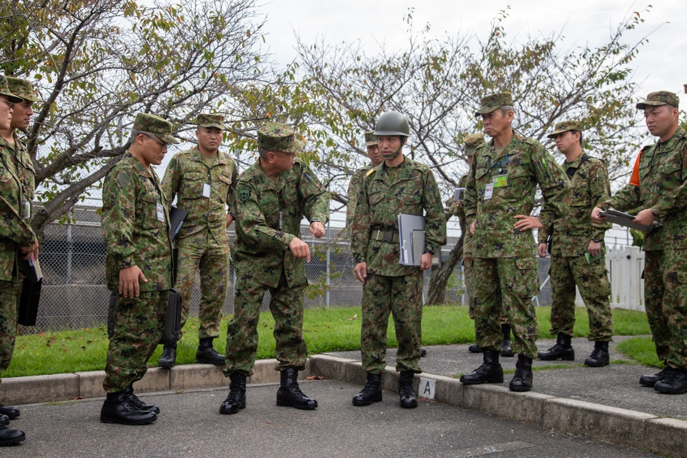 Lt. Gen. Hiroki Kobayashi DV Visit during Keen Sword 25