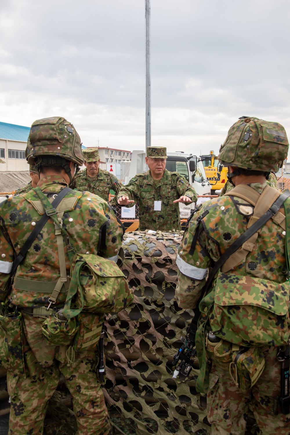 Lt. Gen. Hiroki Kobayashi DV Visit during Keen Sword 25