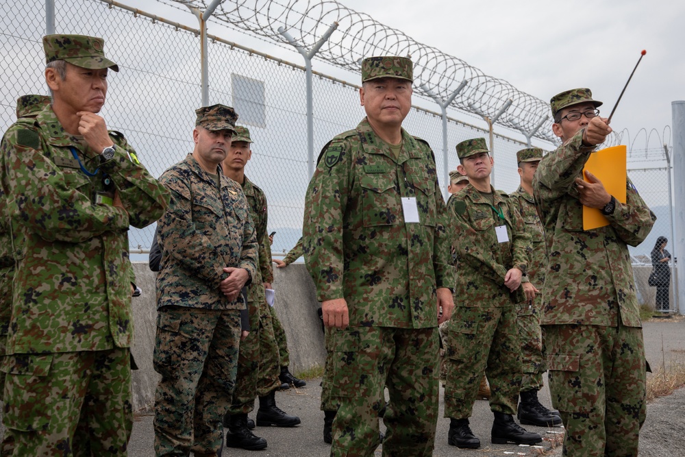 Lt. Gen. Hiroki Kobayashi DV Visit during Keen Sword 25