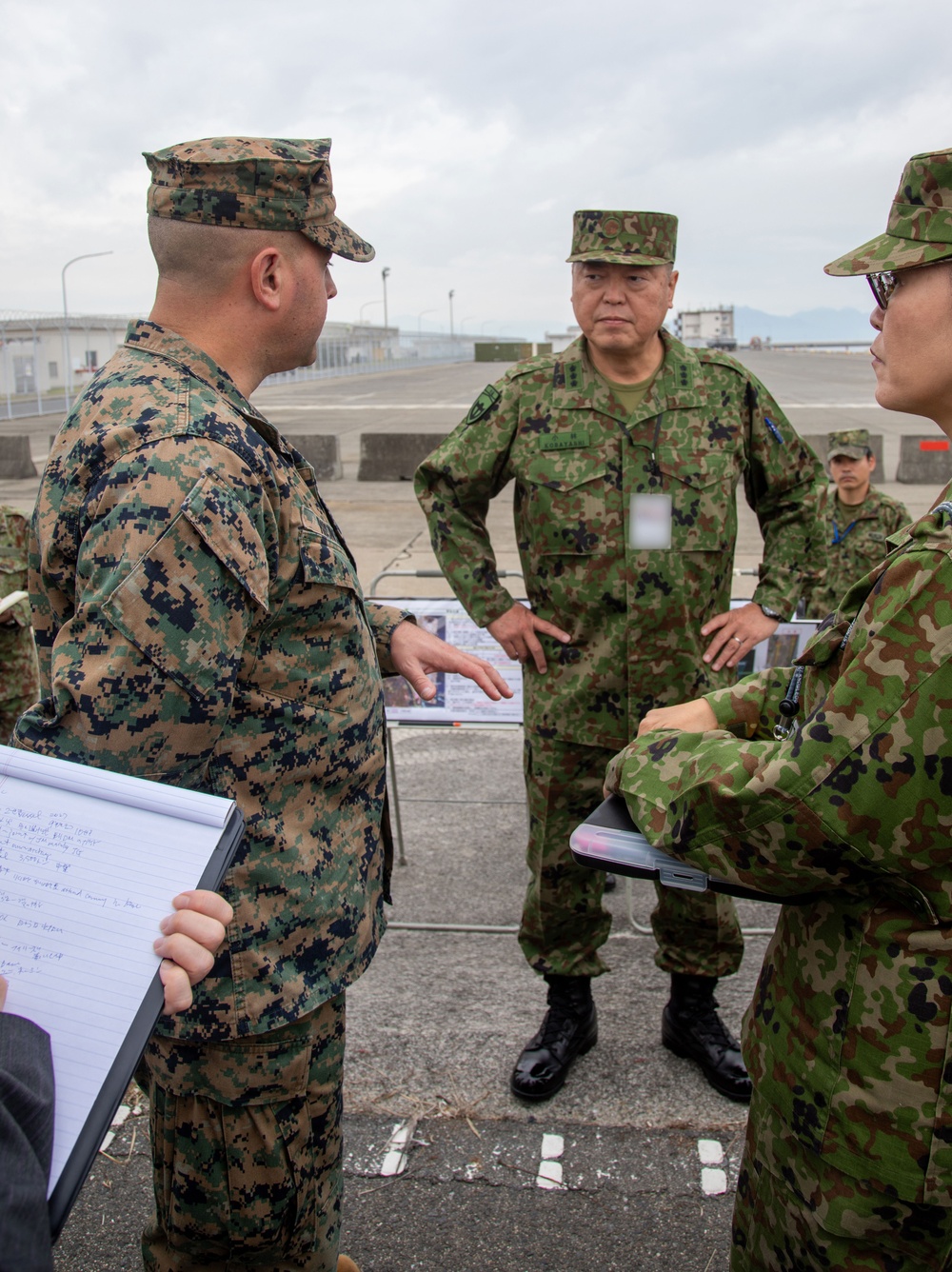 Lt. Gen. Hiroki Kobayashi DV Visit during Keen Sword 25