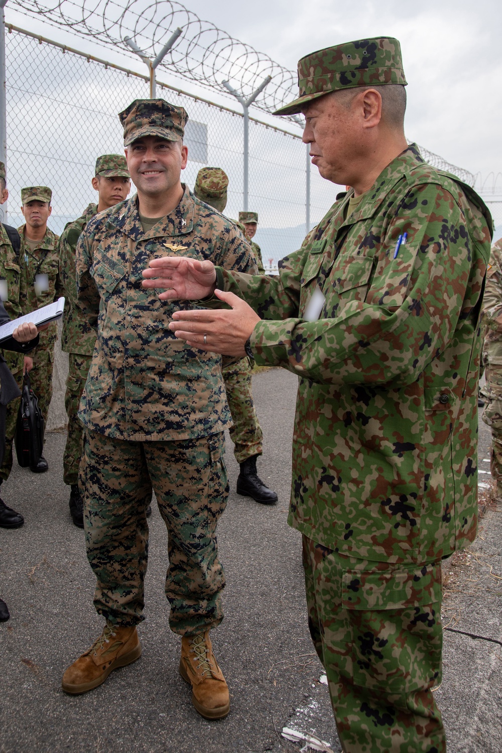 Lt. Gen. Hiroki Kobayashi DV Visit during Keen Sword 25