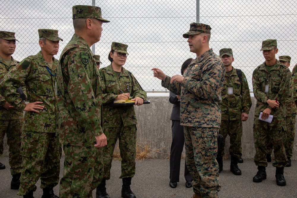 Lt. Gen. Hiroki Kobayashi DV Visit during Keen Sword 25