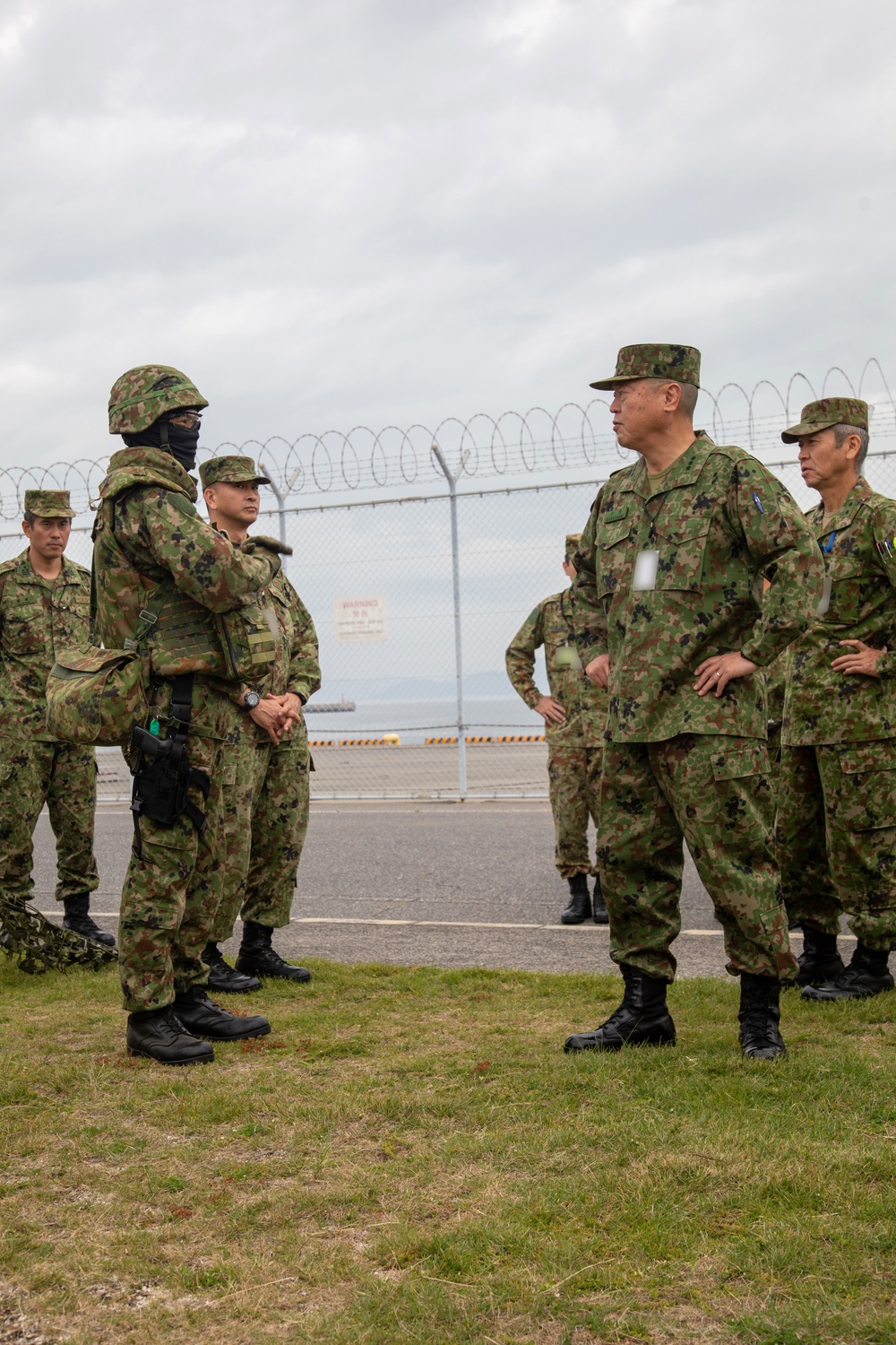 Lt. Gen. Hiroki Kobayashi DV Visit during Keen Sword 25