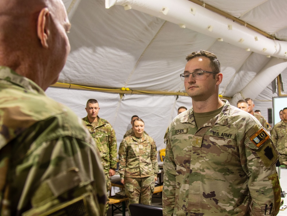 56th SBCT promotion in Germany