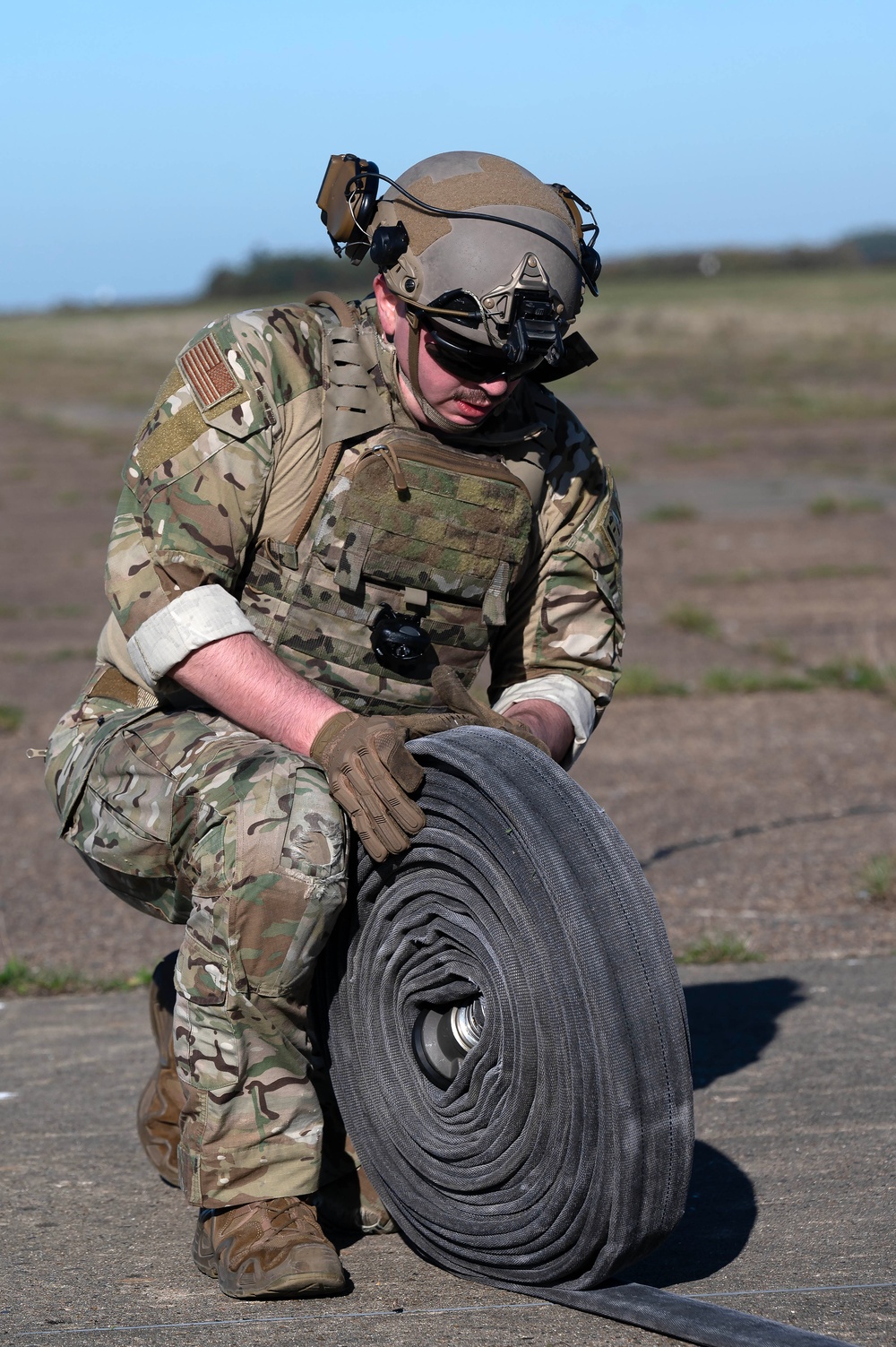 352 SOW &amp; 100th ARW FARP with British Army Apaches