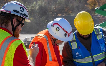 Buncombe County debris arrives at USACE temporary site in Swannanoa