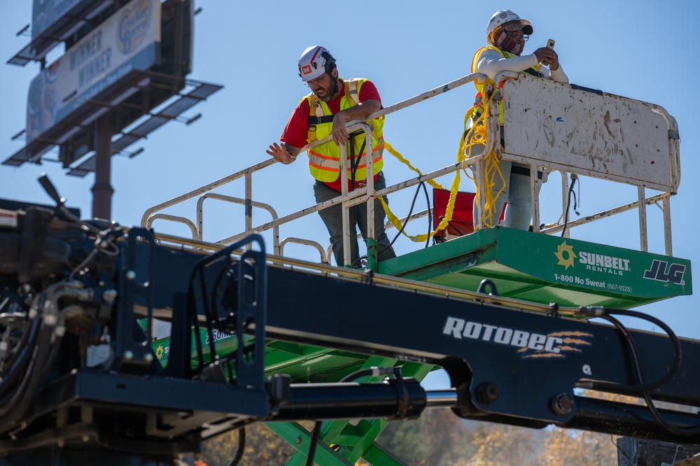 Buncombe County debris arrives at USACE temporary site in Swannanoa