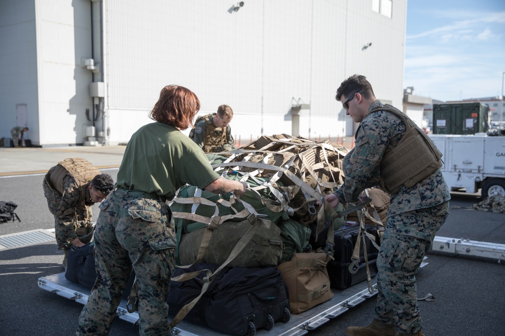 Iwakuni based-Marines take off for Exercise Freedom Flag