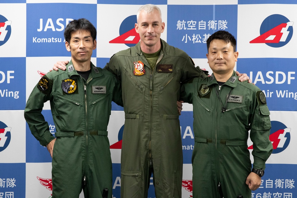 KS25 | U.S. Marines, JASDF hold press conference at Komatsu, Japan