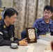 MCAS Iwakuni CO visits the JMSDF Murasame-class destroyer JS Inazuma (DD 105)