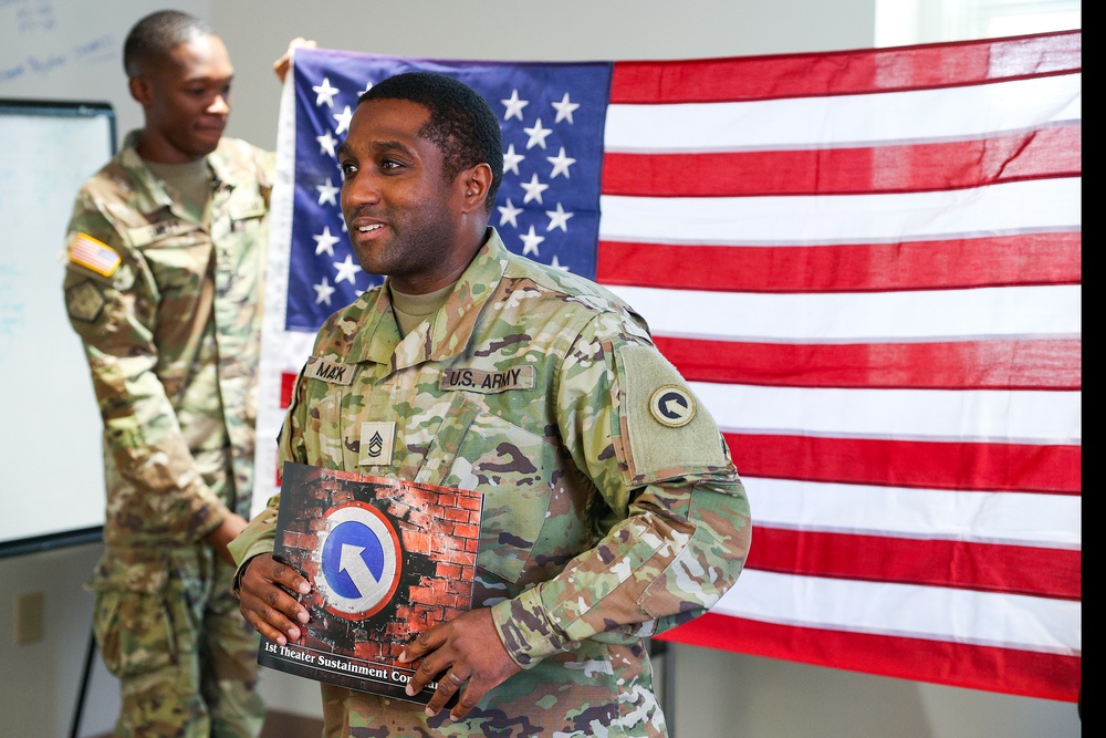 SFC Felton Mack Jr. reenlists