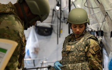 RAF Lakenheath exercises contingency training at Exercise Teal Thunder