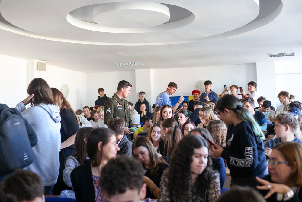 Building Bridges: Civil Affairs Teams Engage with Students at Ovidius University of Constanta